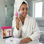 Kit Spa Facial 5 en 1: Limpiador, Exfoliante y Masajeador Eléctrico