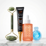 Kit Ritual Facial 360°: Sérum, Contorno y Masajeador Jade