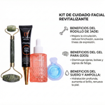 Kit Ritual Facial 360°: Sérum, Contorno y Masajeador Jade
