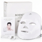 Máscara Facial LED 6 Colores: Fototerapia Anti-Edad, Manchas y Acné