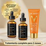 Kit Antimanchas & Protección: 2 Sérums Vitamina C + Protector Solar
