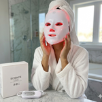 Máscara Facial LED 6 Colores: Fototerapia Anti-Edad, Manchas y Acné